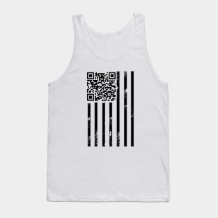 Trump Dance QR with America Flag Tank Top
